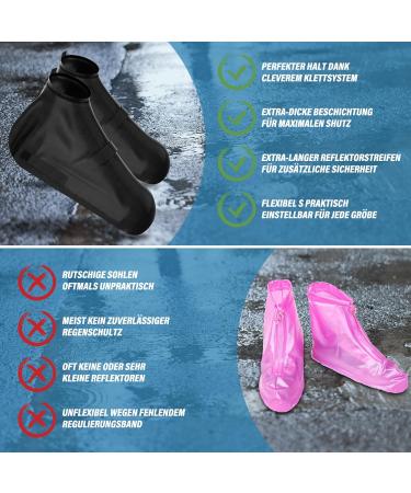 Buy Bonna Waterproof Rain Protection Shoes for Bikes | Reflective & Reinforced | Sizes 40-43 - Buy Online on GoSupps.com