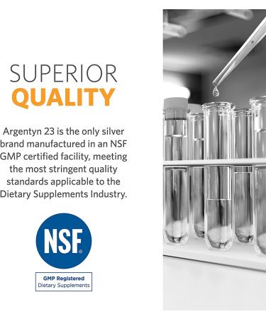 Sovereign Silver Argentyn 23 Professional Bio-Active Silver Hydrosol - 16 fl oz (473 ml) | Immune Support & Healing - Buy Online on GoSupps.com