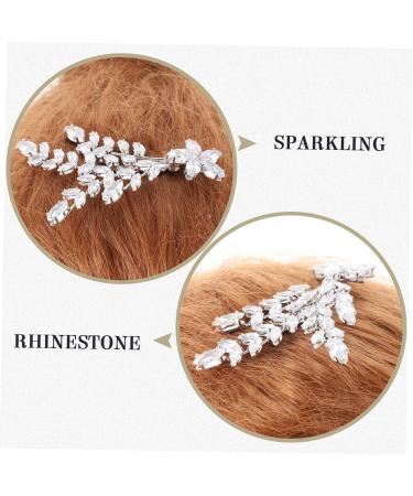 FRCOLOR bangs comb crystal hair combs bride hair comb wedding hair comb bridal hair comb decorative hair combs wedding headpiece for bride simple Miss aluminum alloy Comb - Buy Online on GoSupps.com