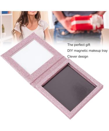Shop Pink Magnetic Makeup Palette - Empty Square Self-Adhesive Palette with Transparent Lid for Eyeshadow Lipstick Blush & Powder - International Shipping Available - Buy Online on GoSupps.com