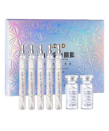 Jildouf Protein Lifting Set | Elastic Beauty Kit - Soluble Protein Lifting Kit with Sodium Hyaluronate and Absorbable Collagen Thread Nicotinamide