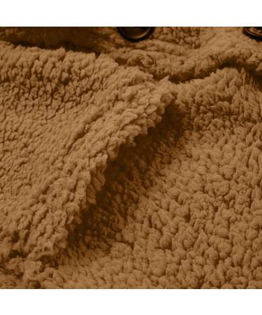 Shop Hanxiulin Fleece Plush Jacket | Fluffy Warm Zipper Wool Jacket for Women | Autumn Winter Coat in Color Variants | XXL Coffee - Buy Online on GoSupps.com