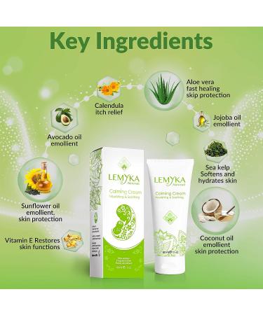 Michaderm Eczema Cream - 10X Organic Plant Actives & Ceramides for Atopic Dermatitis - Fast Relief for Dry, Itchy Skin on Face, Eyelids, Hives - Suitable for Babies, Kids, and Adults - Buy Online on GoSupps.com