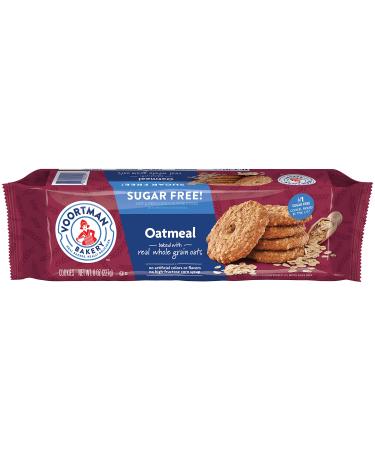 Voortman Bakery Sugar Free Oatmeal Cookies, 12 Count