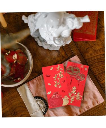 ABOOFAN 180 Pcs Year of The Rabbit Red Envelope Kids Purse Red Packets Chinese for Kids Chinese Money Envelope Lucky Money Packets New Year Money Packet See China Chinese Style Paper - Buy Online on GoSupps.com