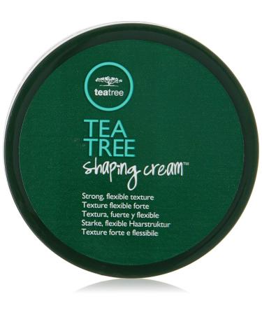 Tea Tree Shaping Cream Hair Styling Cream Long-Lasting Hold Matte Finish For All Hair Types 3.0 fl. oz.