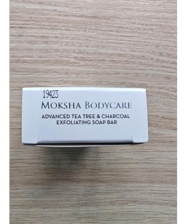 Tea Tree Oil and Charcoal Exfoliating Soap Bar - Made In U.K Exfoliating Body Scrub Soap for Spots Blackheads Pimples Blemishes Oily Skin | Paraben and Cruelty FREE-100g - Buy Online on GoSupps.com
