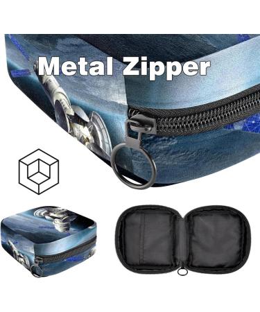 Menstrual Pad Bag with Zipper - Stylish Tampon Pouch for Women & Girls | Universe Space Design - Buy Online on GoSupps.com
