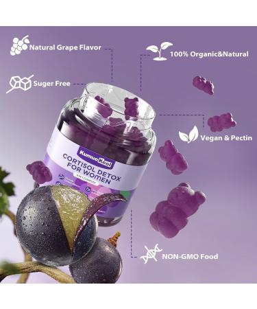 Cortisol Supplements for Women Lower Cortisol for Women Cortisol Gummies with Ashwagandha Magnesium L-Theanine Phosphatidylserine Vitamin Relaxation Focus Sugar-Free Vegan 90 Count - Buy Online on GoSupps.com