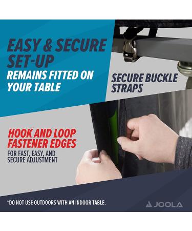 JOOLA Ping Pong Table Cover - Water Resistant Indoor/Outdoor Fits 9x5 Folding Tables - All-Weather Protection - Buy Online on GoSupps.com
