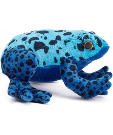 Zappi Co 100% Recycled Plush Poison Dart Frog Blue Toy - Eco-Friendly Stuffed Animal Collection for Newborns (15cm Width) - Buy Online on GoSupps.com
