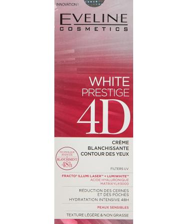 EVELINE WHITE PRESTIGE 4D Active Whitening Eye Cream 20 ml - Brighten & Revitalize Eyes Globally - Buy Online on GoSupps.com