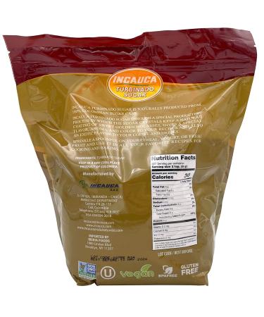 Incauca Turbinado Sugar 4 lb - Premium Raw Cane Sugar - 1 Count - Buy Online on GoSupps.com
