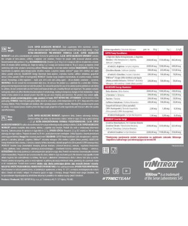 TREC SAW Powder 400g - Blackcurrant Lemon Flavor | International Shipping Available - Buy Online on GoSupps.com