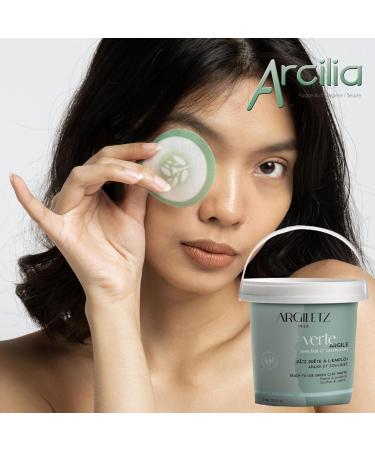 ARGILETZ - Set of 2 1kg green clay pots - ready-to-use paste - DISTRIBUTED BY ARCILIA - SUN-DRIED CLAY ARGILETZ - POULTICE PLASTER BEAUTY CARE MASK FOR FACE HAIR... - Buy Online on GoSupps.com