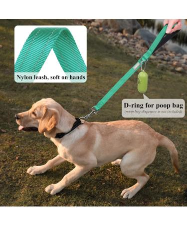 Vivaglory Short Dog Leash - 61 cm Training Line for Medium & Large Dogs - Durable Green Traffic Leash - Buy Online on GoSupps.com