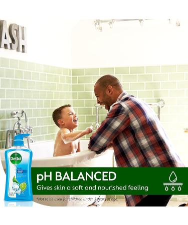 Dettol Cool Body Wash and Shower Gel Body Wash with Mint and Bergamot 16.90 Fl Oz (Pack of 1) Bergamot 16.9 Fl Oz (Pack of 1) - Buy Online on GoSupps.com