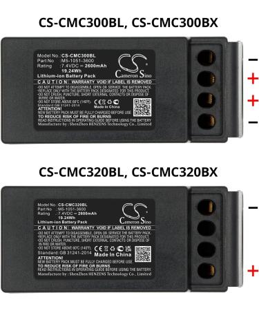 Battery Replacement for Cavotec M9-1051-3600 EX | MC-3000 MC-3 M5-1051-3600 - International Shipping Available - Buy Online on GoSupps.com