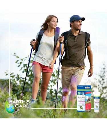 Earth's Care Anti Itch Cream - Extra Strength Bug Bite Relief - Soothes Rashes, Sunburns, Minor Skin Irritations - 1oz - Buy Online on GoSupps.com