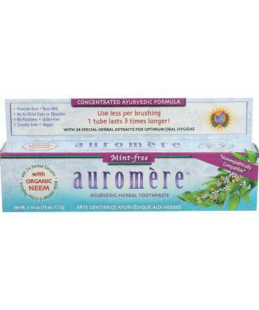 Homeopathic Toothpaste Mint-f 4.16 Oz (Pack of 12 ) ( Value Bulk Multi-pack)
