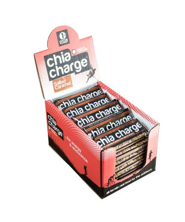 Mini and Big Flapjacks Pack - Chia Seeds - Energy Bar - Healthy Snack Bar - Bars - Running Gym and Cycling Energy - No Nuts - Nut Free - Lunchbox Snack (Salted Caramel 20 x 80g) Salted Caramel 20 Count (Pack of 1)
