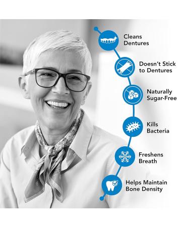 Buy Active Denture Chewing Gum - Fresh Breath & Comfort for Denture Wearers | International Shipping Available - Buy Online on GoSupps.com