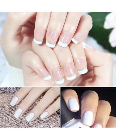 Vishine Professional UV LED Soak Off Gel Nail Polish in Pure White (1433) - Salon Quality Manicure Varnish - Buy Online on GoSupps.com