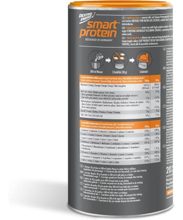 Dextro Energy Smart Protein Powder | 100% Vegan Plant Protein Vanilla | High-Quality Vegetable Protein | 600g International Shipping - Buy Online on GoSupps.com
