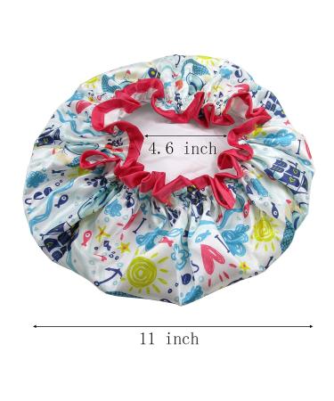 Waterproof Shower Cap for Women - Reusable & Elastic Bath Cap for Spa, Home, Hotel, and Hair Salon - Buy Online on GoSupps.com