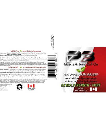 60mL P3 Extra Strength Roll-On - Buy Online on GoSupps.com