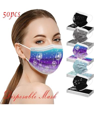 Buy Amyglin 50pc Disposable 3-Layer Non-Woven Butterfly Mask | Breathable Multifunction Cloth Bandana for Adults - International Shipping Available - Buy Online on GoSupps.com