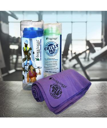 FROGG TOGGS Chilly Pad Instant Cooling Towel - 33x13 Varsity Blue | Ideal for Sweating Activities - Buy Online on GoSupps.com