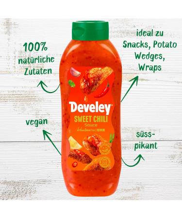 Buy Develey Sweet Chili Sauce 875ml | Sweet & Spicy Flavor with Chili & Garlic | International Shipping Available - Buy Online on GoSupps.com
