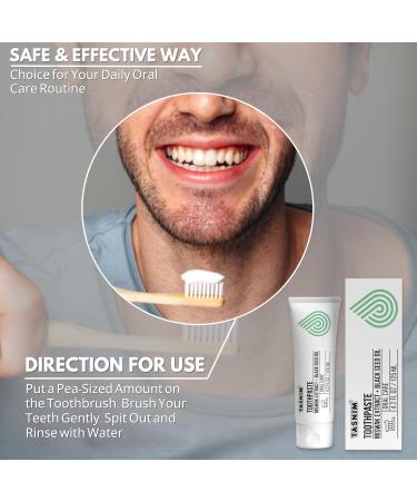 Tasnim Miswak Toothpaste 125ml - Fluoride-Free Natural Toothpaste for Oral Health Teeth Whitening with Miswak & Black Seed Oil - Ideal for Adults & Kids - Buy Online on GoSupps.com