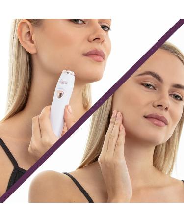 Wahl Facial Hair Remover for Women - Painless Face Hair Removal & Peach Fuzz Trimmer - Buy Online on GoSupps.com