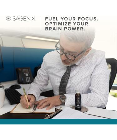 Isagenix Nootropic Elixir- Brain Health & Focus Supplement - Liquid Supplement with Green Tea Extract to Support a Healthy Mindset - 1.69 Oz Bottles (10 Count) - Buy Online on GoSupps.com