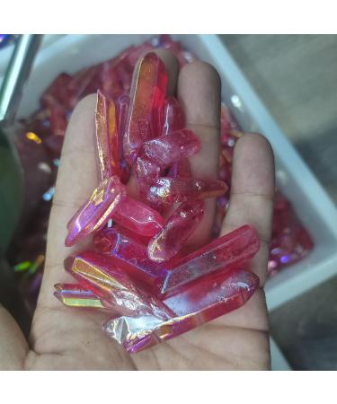 Electroplated Colourful Wand Point Raw sEnergy Stone Natural Stones and Minerals Home Decor Can be Used for (Size : 300g) HOMEZHOU (Size : 500g) - Buy Online on GoSupps.com