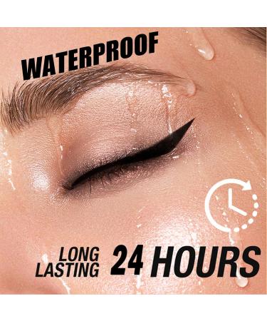 Ayky Long Wear Gel Eyeliner Natural Black Eyeliner Cream Gel Eyeliner Waterproof Eyeliner Gel Stick Makeup Eye-liners for Women Girls (Premium Black) - Buy Online on GoSupps.com