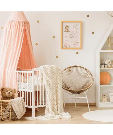 Milaboo Personalized Birth Poster - Boho Animals | Unique Birth Gift & Children's Room Decor (No Picture Frames) - Buy Online on GoSupps.com