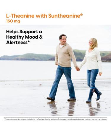 Doctor's Best Suntheanine L-Theanine 150mg | 90 Veggie Caps for Stress Relief & Relaxation - Buy Online on GoSupps.com