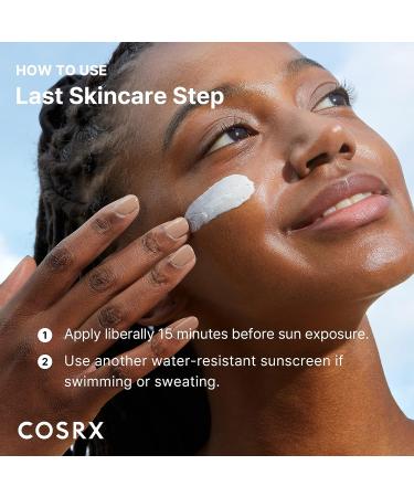 COSRX Daily SPF 50 Vitamin E Vitalizing Sunscreen - Broad Spectrum UVA & UVB Protection - Lightweight, Invisible Matte Finish - Reef Friendly Korean Skincare - Buy Online on GoSupps.com