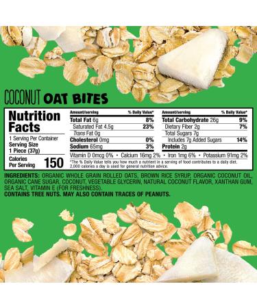Bobo's Oat Bites - Coconut, 30 Pack, Gluten Free, Vegan Snack, Made in USA - Buy Online on GoSupps.com