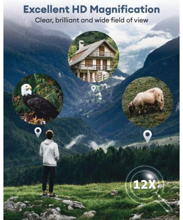 2023 High Powered Monocular Telescope with Smartphone Adapter & Tripod - BAK4 Prism, Clear Low Light Vision for Wildlife Hunting, Camping, Traveling - Buy Online on GoSupps.com