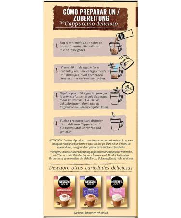 NESCAF Gold Typ Cappuccino - Sticks (6 x 10 x 14g) - Buy Online on GoSupps.com