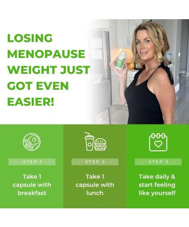 VoomVaya MenoSlim - Advanced Menopause Weight Loss Supplement for Women | Relief from Hot Flashes Bloating & Fatigue | 60 Capsules - Buy Online on GoSupps.com