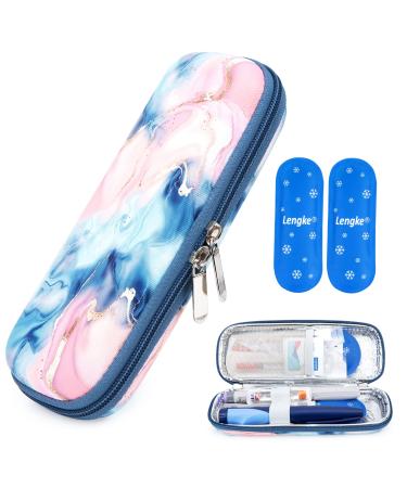 YOUSHARES Insulin Cooler Travel Case with 2 TSA Approved Ice Pack - Diabetic Carrying Cooling Bag for Insulin Pen and Diabetic Supplies Handy Medication Insulated (Quicksand Powder) 01 Quicksand Powder - Buy Online on GoSupps.com