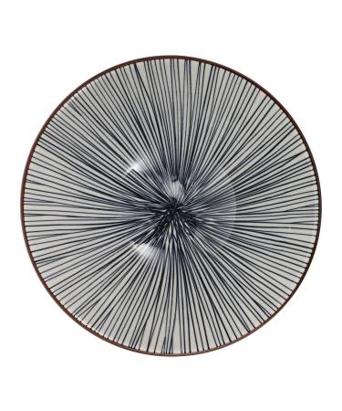 Zerodeko Cookie Container Rice Bowls Japanese Hat Bowl Nut Ceramics Noodle Japanese Ramen Bowls Noodle Bowl 18X18CM Blue