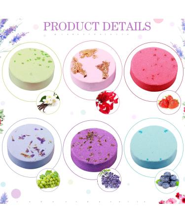 Tallew Lavender Shower Steamers - Pack of 6 Aromatherapy Shower Bombs for Relaxation and Wellness - Gift for Men and Women - Buy Online on GoSupps.com