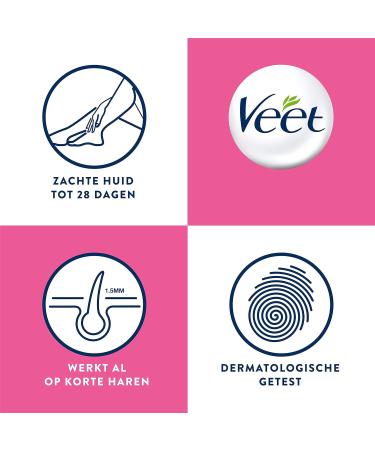 Veet Wax Strips for Legs & Body - 20s Pack for Normal Skin - Buy Online on GoSupps.com