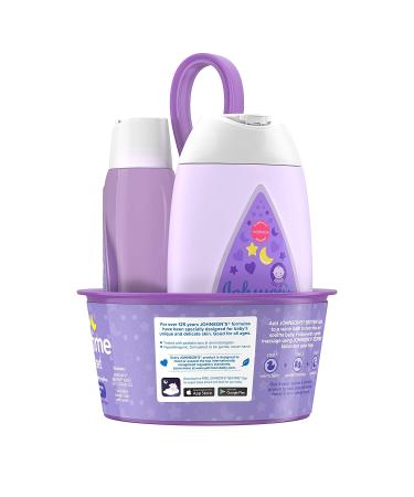 Johnson's Sleepy Time Baby Gift Set | NaturalCalm Aromas | Hypoallergenic & Paraben-Free | Bedtime Bath, Shampoo, Wash & Lotion | 4 Items - Buy Online on GoSupps.com